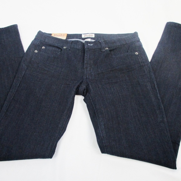 **NEW** Women's Dark Denim Blue MUDD Skinny Jeans - Picture 2 of 4